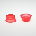 Kendall Blood Tube Cap,  Ezee-Topper,  Red,  16mm - Kendall Healthcare - 127-0019-401 