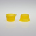 Kendall Blood Tube Cap,  Ezee-Topper, Yellow, 13mm - Kendall Healthcare - 127-0019-504