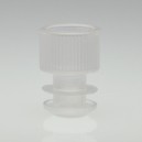 12mm Flanged Plug Cap - Globe Scientific - 118127