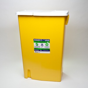 KENDALL CHEMOSAFETY SHARPS CONTAINER 18 gal. - Kendall Healthcare - 8989