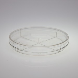 Sterile 4 Section Petri Dish 100 x 15 mm - Medical Action Industries, Inc. - PD1924-500S